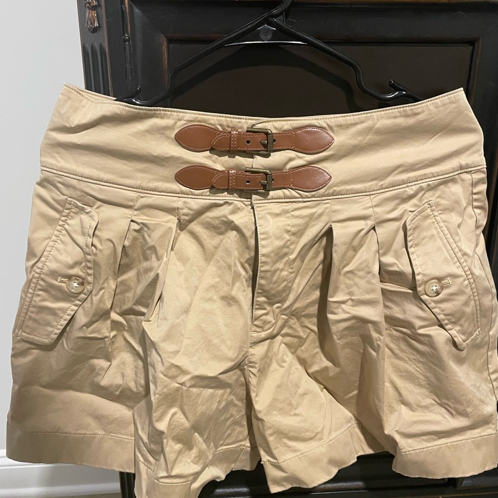 Ralph Lauren Tan Women's Cargo Shorts